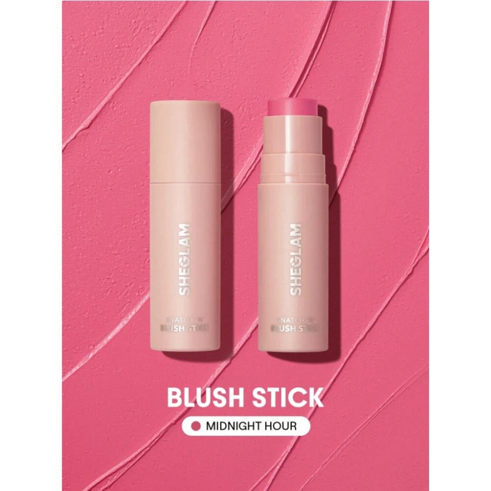 SHEGLAM Snatch 'n' Blush Stick – Midnight Hour | Creamy Long-Lasting Blush Stick
